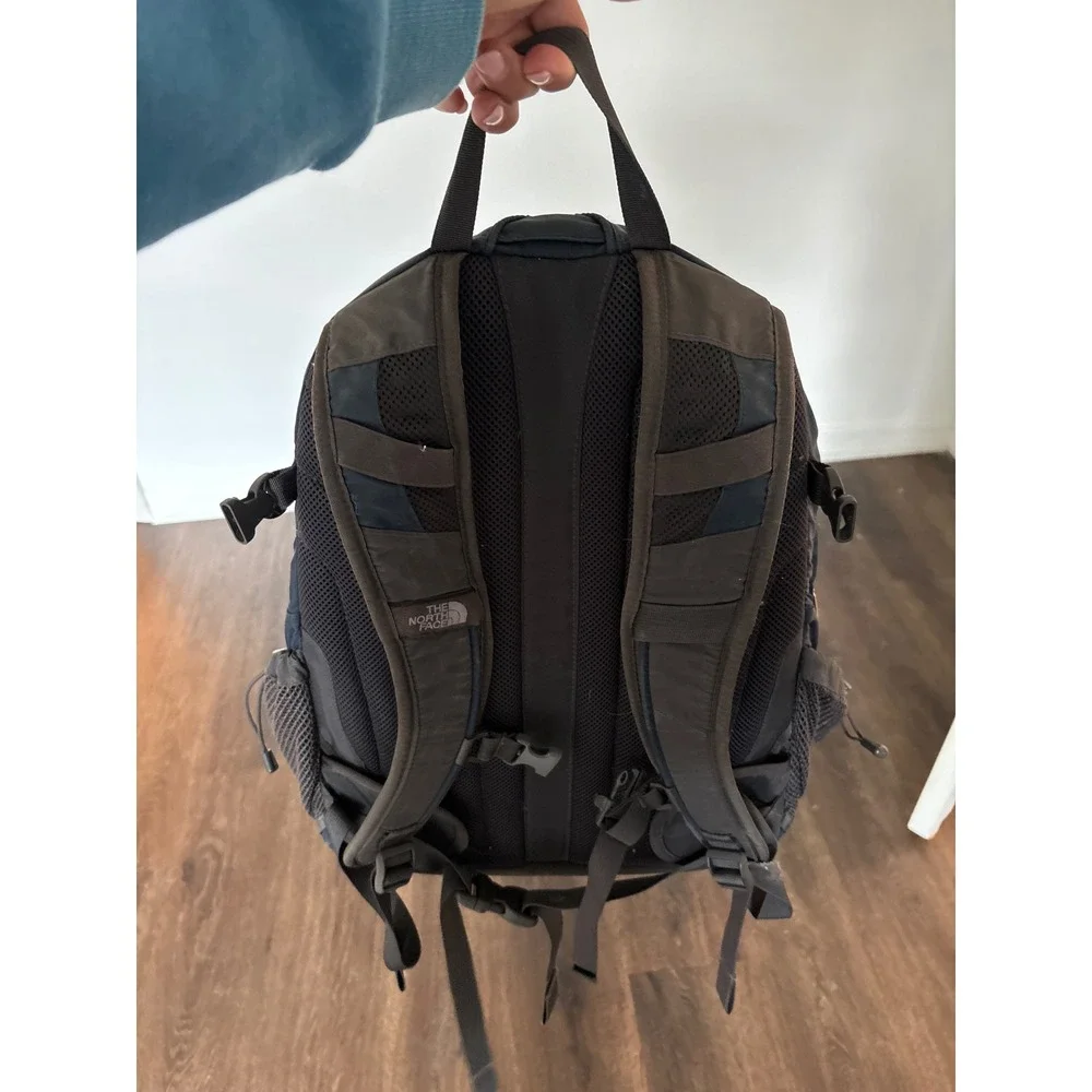 The North Face Recon Backpack Navy Blue Grey Hiking School Travel Bag